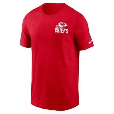 Shop Nike Red Kansas City Chiefs Blitz Essential T-shirt