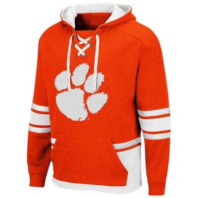 Shop Colosseum Orange Clemson Tigers Lace Up 3.0 Pullover Hoodie