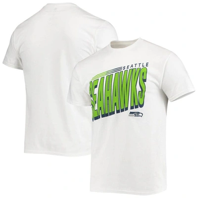 Shop Junk Food White Seattle Seahawks Hail Mary T-shirt