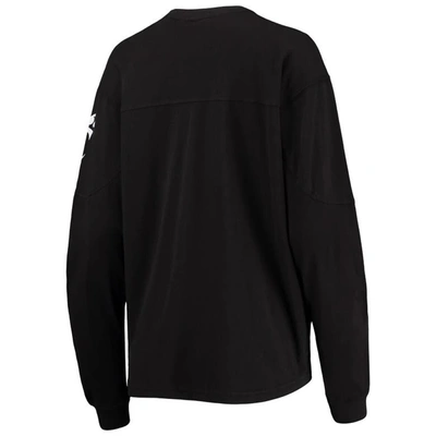 Pressbox Black Cincinnati Bearcats Edith Long Sleeve T-shirt In Black