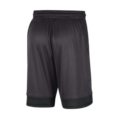 Shop Nike Charcoal Michigan State Spartans Performance Fast Break Shorts