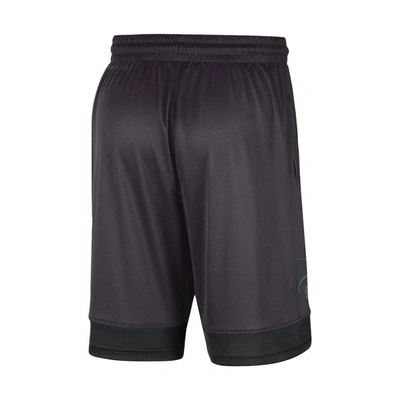 Nike Charcoal Virginia Cavaliers Performance Fast Break Shorts In Charcoal