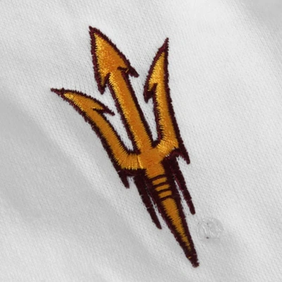 Shop Colosseum Stadium Athletic White Arizona State Sun Devils Arched Name Full-zip Hoodie