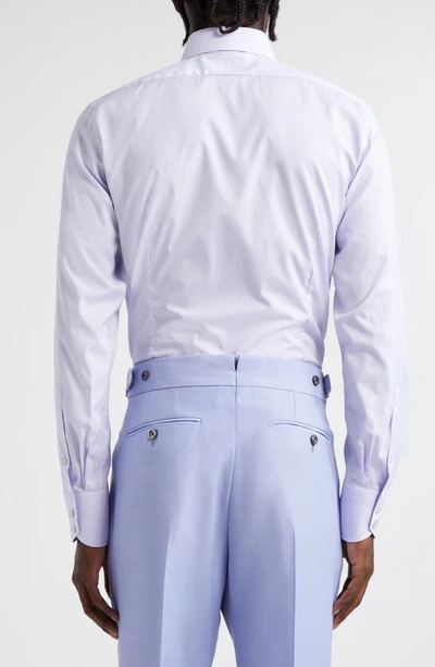 Tom Ford Slim Fit Poplin Button-up Shirt In Lilac
