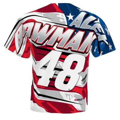 Shop Hendrick Motorsports Team Collection White Alex Bowman Ally Patriotic Tonal T-shirt