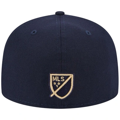 Shop New Era Navy Philadelphia Union Patch 59fifty Fitted Hat