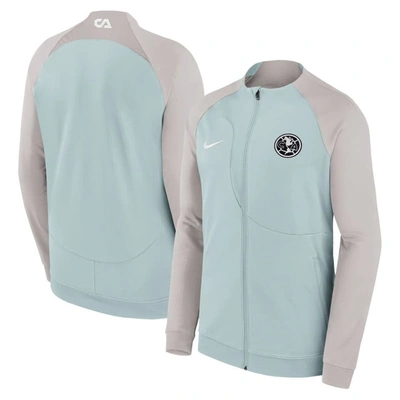 Shop Nike Gray Club America Academy Pro Anthem Raglan Performance Full-zip Jacket