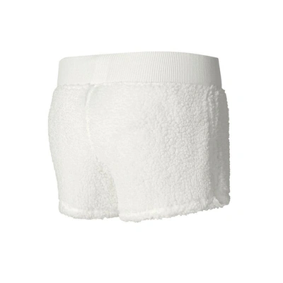 Shop Concepts Sport White Las Vegas Raiders Fluffy Pullover Sweatshirt & Shorts Sleep Set