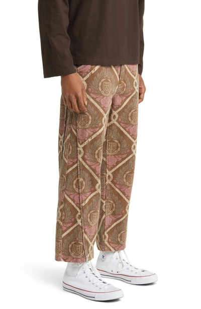 Shop Honor The Gift Straight Crop Leg Pants In Brown