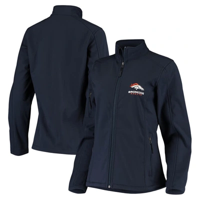 Shop Dunbrooke Navy Denver Broncos Full-zip Sonoma Softshell Jacket