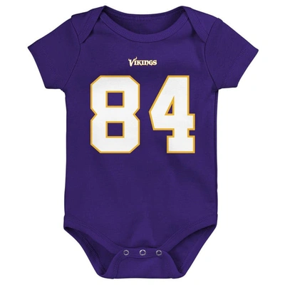 Shop Mitchell & Ness Infant  Randy Moss Purple Minnesota Vikings Mainliner Retired Player Name & Number Bo