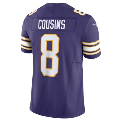 Shop Nike Kirk Cousins Purple Minnesota Vikings Classic Vapor F.u.s.e. Limited Jersey