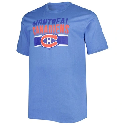 Shop Fanatics Branded Blue Montreal Canadiens Big & Tall Special Edition 2.0 T-shirt