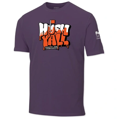 Shop Ahead Purple 2023 Fedex St. Jude Championship Chapman Hush Y'all T-shirt
