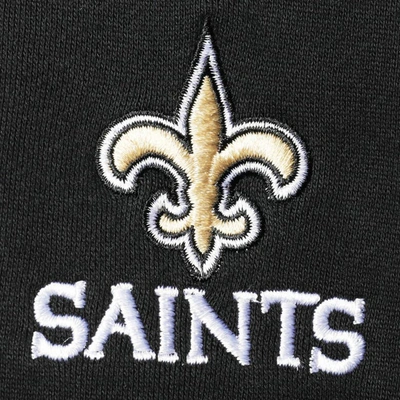 Shop Dunbrooke Black New Orleans Saints Craftsman Thermal-lined Full-zip Hoodie