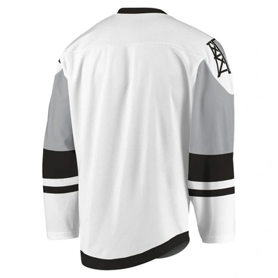 Shop Adpro Sports Youth White/gray Calgary Roughnecks Sublimated Replica Jersey