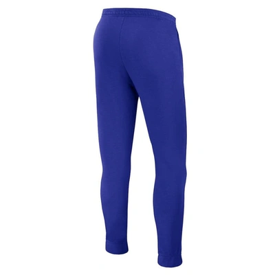 Shop Nike Blue Barcelona Gfa Fleece Pants