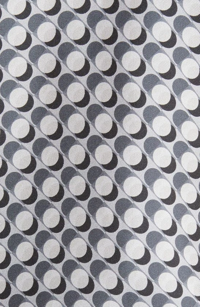 Max Mara Geometric-print Scoop-neck Jersey Top In Medium Grey