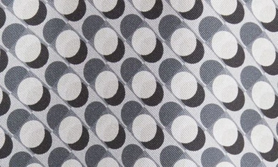 Max Mara Geometric-print Scoop-neck Jersey Top In Medium Grey