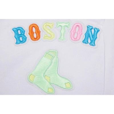 Shop Pro Standard White Boston Red Sox Washed Neon Shorts