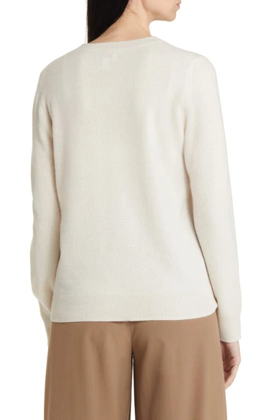 Nordstrom Crewneck Cashmere Sweater In Ivory Sand