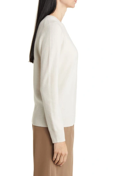 Nordstrom Crewneck Cashmere Sweater In Ivory Sand
