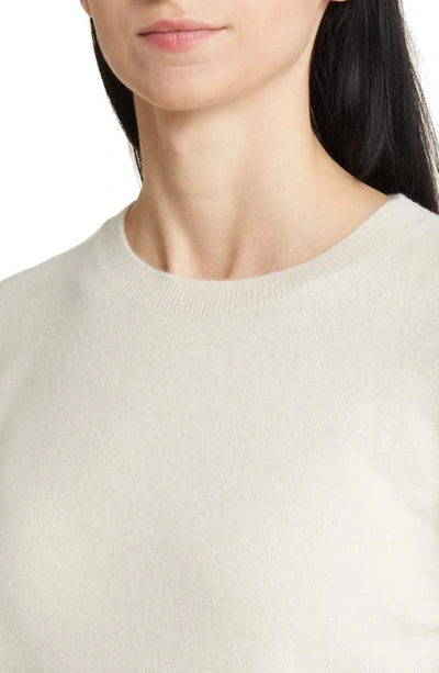Nordstrom Crewneck Cashmere Sweater In Ivory Sand