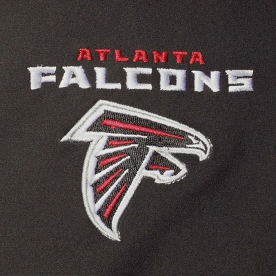 Shop Dunbrooke Black Atlanta Falcons Sonoma Softshell Full-zip Jacket