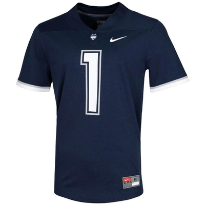 Shop Nike #1 Navy Uconn Huskies Untouchable Game Jersey