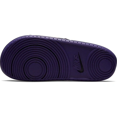 Shop Nike Clemson Tigers Off-court Wordmark Slide Sandals In Black