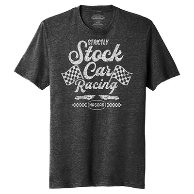 Shop E2 Apparel Heather Black Nascar Stock Car Tri-blend T-shirt