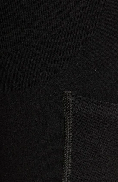 Preggo Leggings Smooth Out Seamless Maternity Leggings In Black