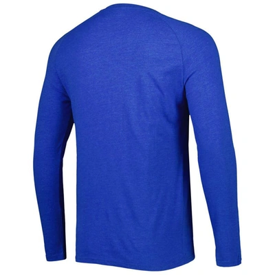 Shop Concepts Sport Royal New York Mets Inertia Raglan Long Sleeve Henley T-shirt
