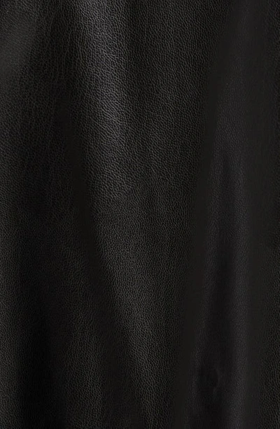 Cinq À Sept Veena Vegan Leather Midi Skirt In Black