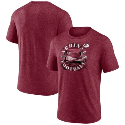 Shop Fanatics Branded Heathered Cardinal Arizona Cardinals Sporting Chance T-shirt