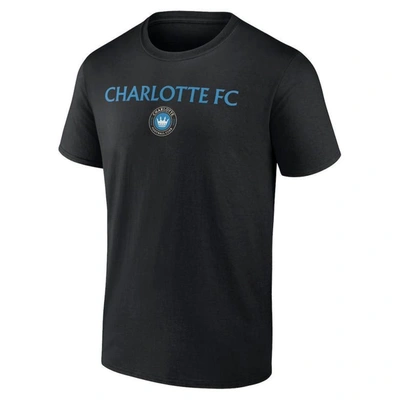 Shop Fanatics Branded Black Charlotte Fc Ultimate Highlight T-shirt