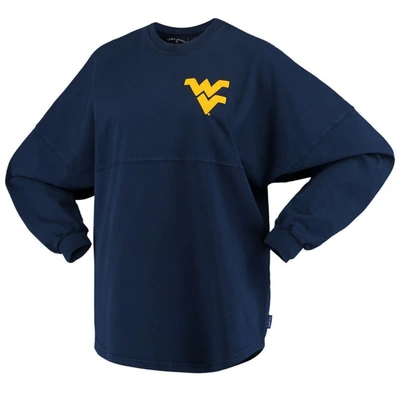Shop Spirit Jersey Navy West Virginia Mountaineers Loud N Proud  T-shirt