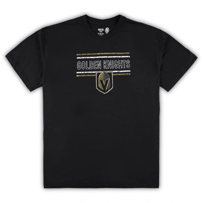 Shop Profile Black/gold Vegas Golden Knights Big & Tall T-shirt & Pajama Pants Sleep Set