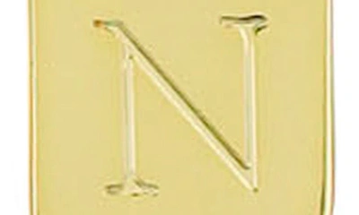 Panacea Initial Tag Pendant Necklace In Gold