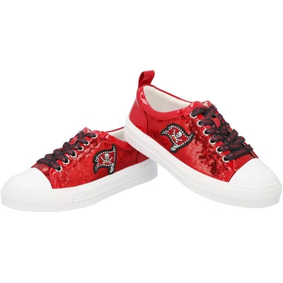 Shop Cuce Red Tampa Bay Buccaneers Team Sequin Sneakers