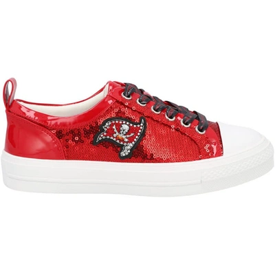 Shop Cuce Red Tampa Bay Buccaneers Team Sequin Sneakers