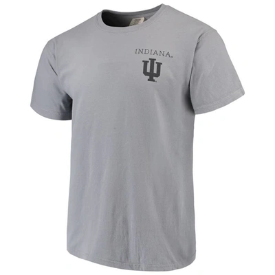 Shop Image One Gray Indiana Hoosiers Comfort Colors Campus Scenery T-shirt