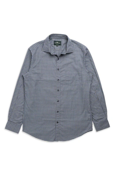 Shop Rodd & Gunn Burrows Flannel Twill Button-up Shirt In Midnight