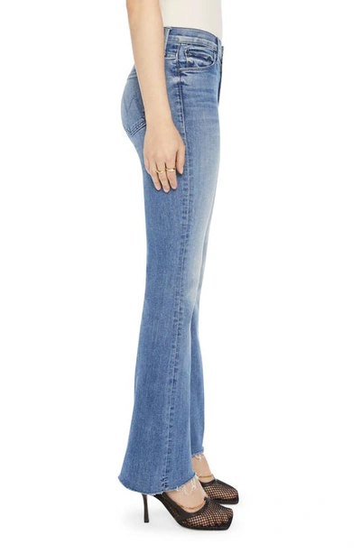 Shop Mother Fray Hem Bootcut Jeans In We The Animals
