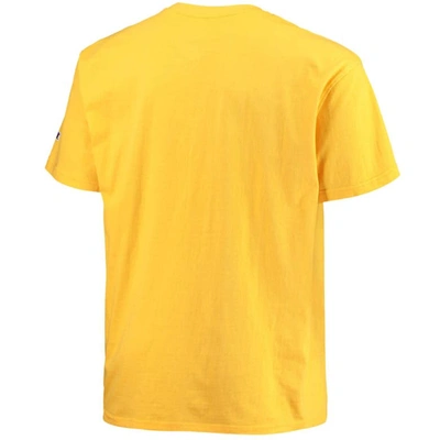Shop Champion Gold Iowa Hawkeyes Big & Tall Arch Over Wordmark T-shirt