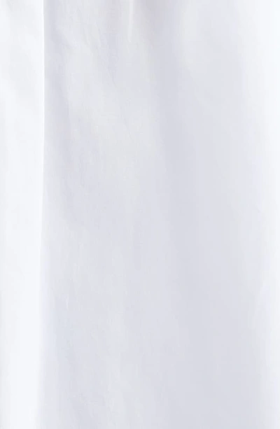 Alexander Wang Apple Patch Cotton Button-up Shirt In White