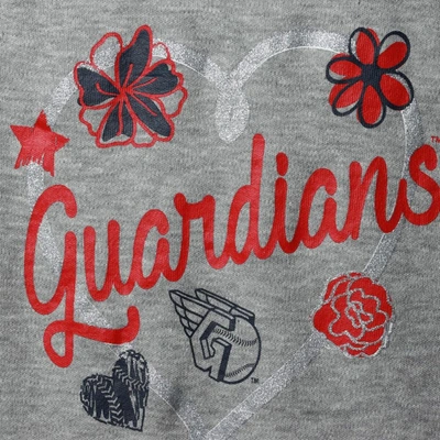 Shop Outerstuff Infant Navy/red/gray Cleveland Guardians Batter Up 3-pack Bodysuit Set