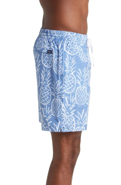 Chubbies Print 7-inch Swim Trunks In The Thigh-napples