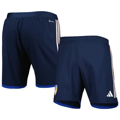 Shop Adidas Originals Adidas Navy Fc Cincinnati 2023 Away Aeroready Authentic Shorts