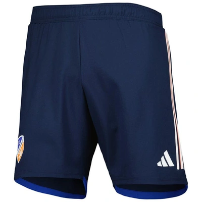 Shop Adidas Originals Adidas Navy Fc Cincinnati 2023 Away Aeroready Authentic Shorts